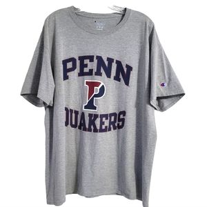 Champion Penn Quakers Men's Size XL Gray College Vintage Apparel